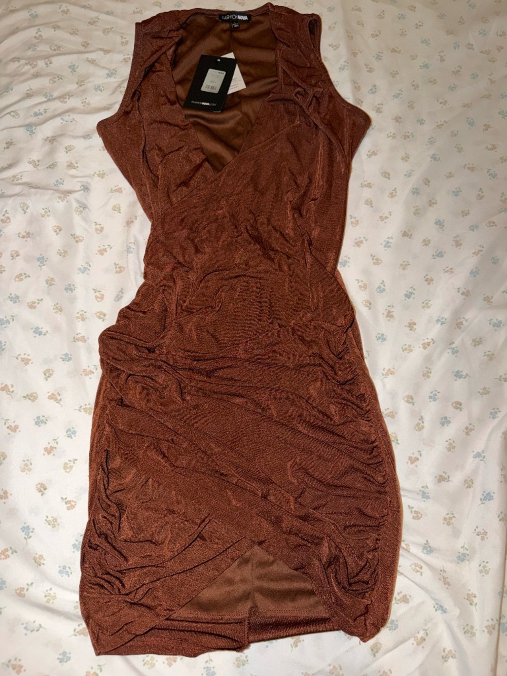 Dahlia Ruched Mini Dress